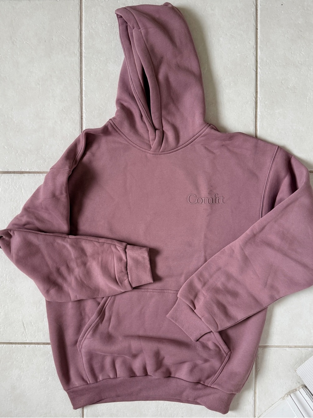 Comfrt Hoodie Sweatshirt Purple Orchid Medium New